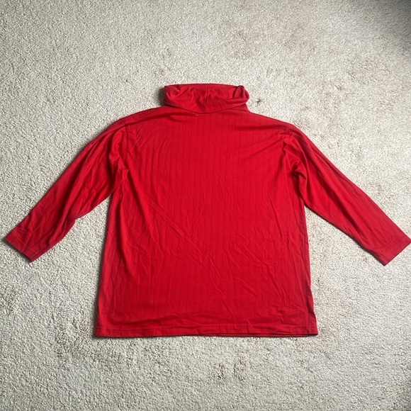 BE Bold Red Turtleneck Top - Picture 6 of 6